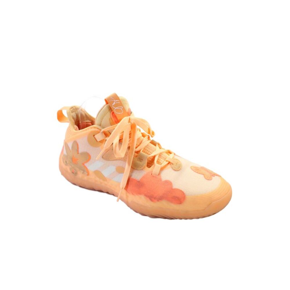 Adidas Womens Lace Up Harden Vol 5 Futurenatural Sneakers Acid Orange Size 8.5